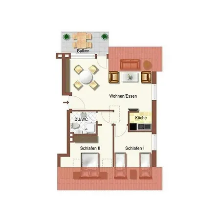 Seemoewe Comfortable Holiday Semesterbostad Norddeich (Norden)